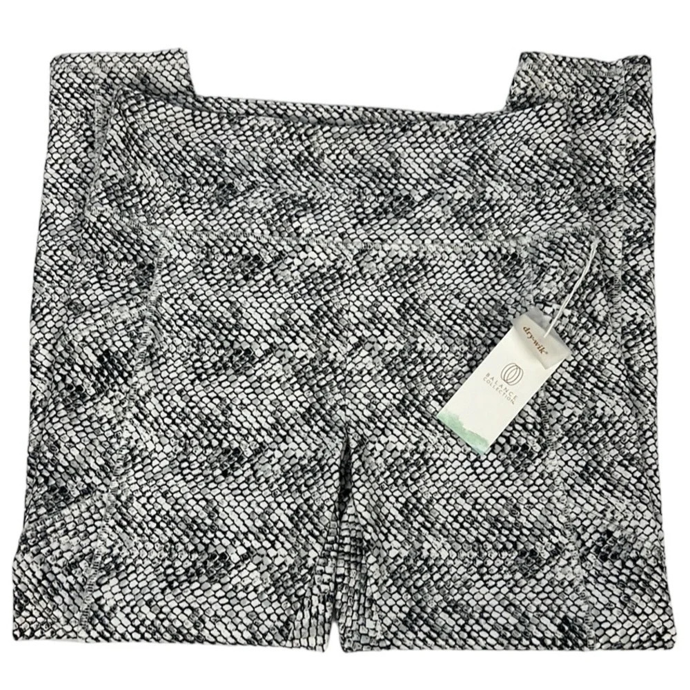 Balance‎ Collection New XL White Tonel Snake Print Side Seam Pocket Soft Legging